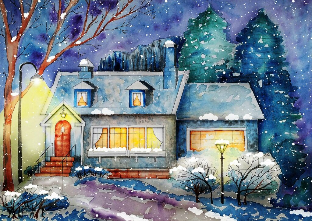 Peinture entretien maison en hiver