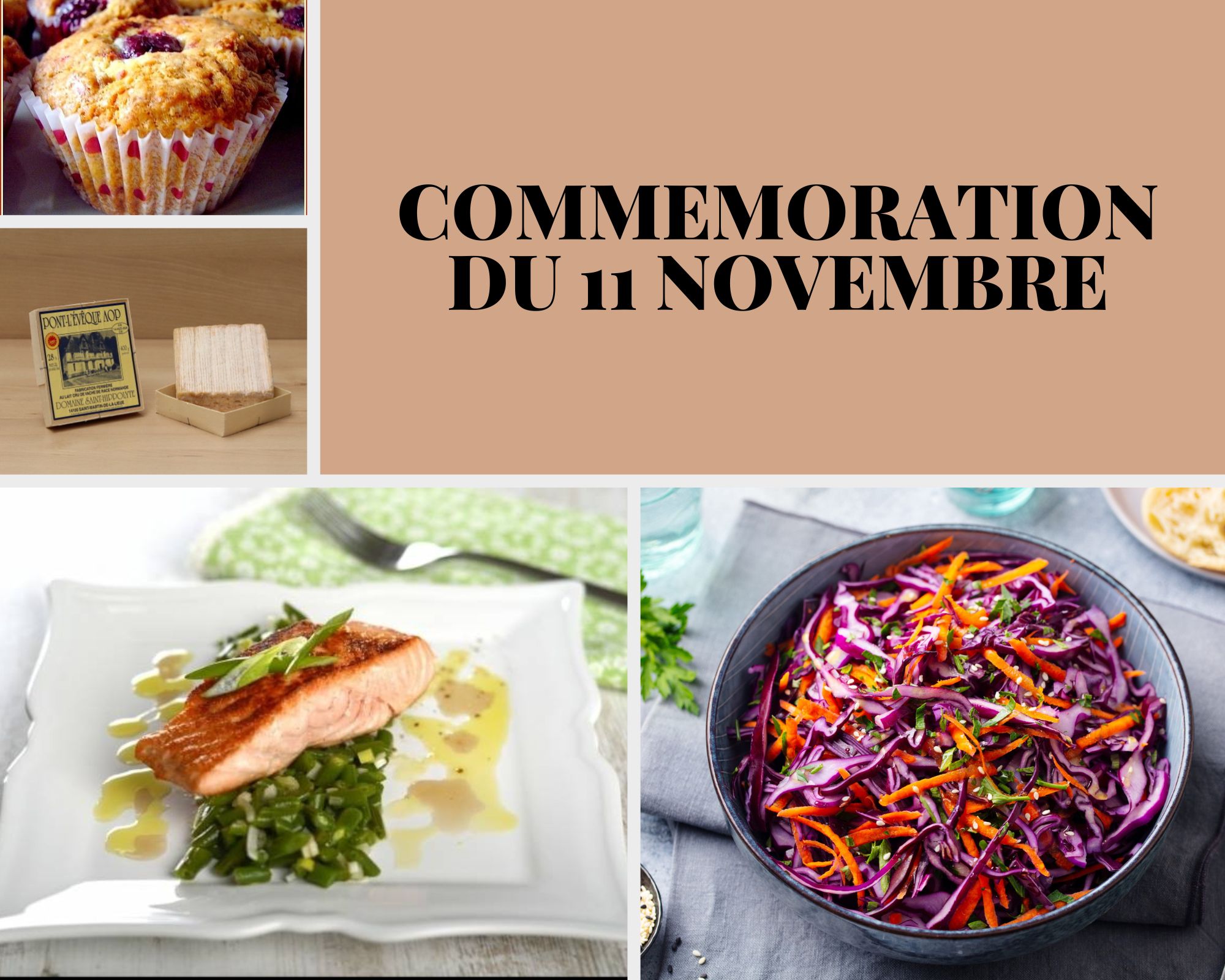 Menu du 11 novembre proposé par les menus services