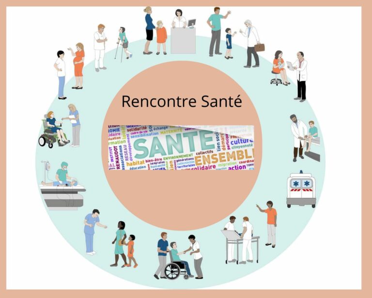 Les différents prestataires de santé qui se rencontrent avec des patients