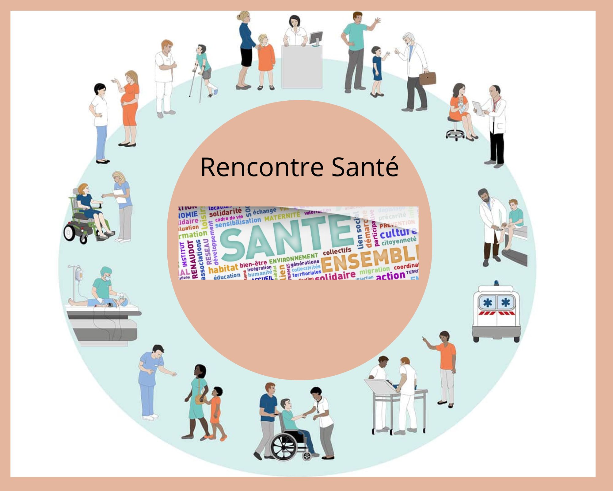 Les différents prestataires de santé qui se rencontrent avec des patients