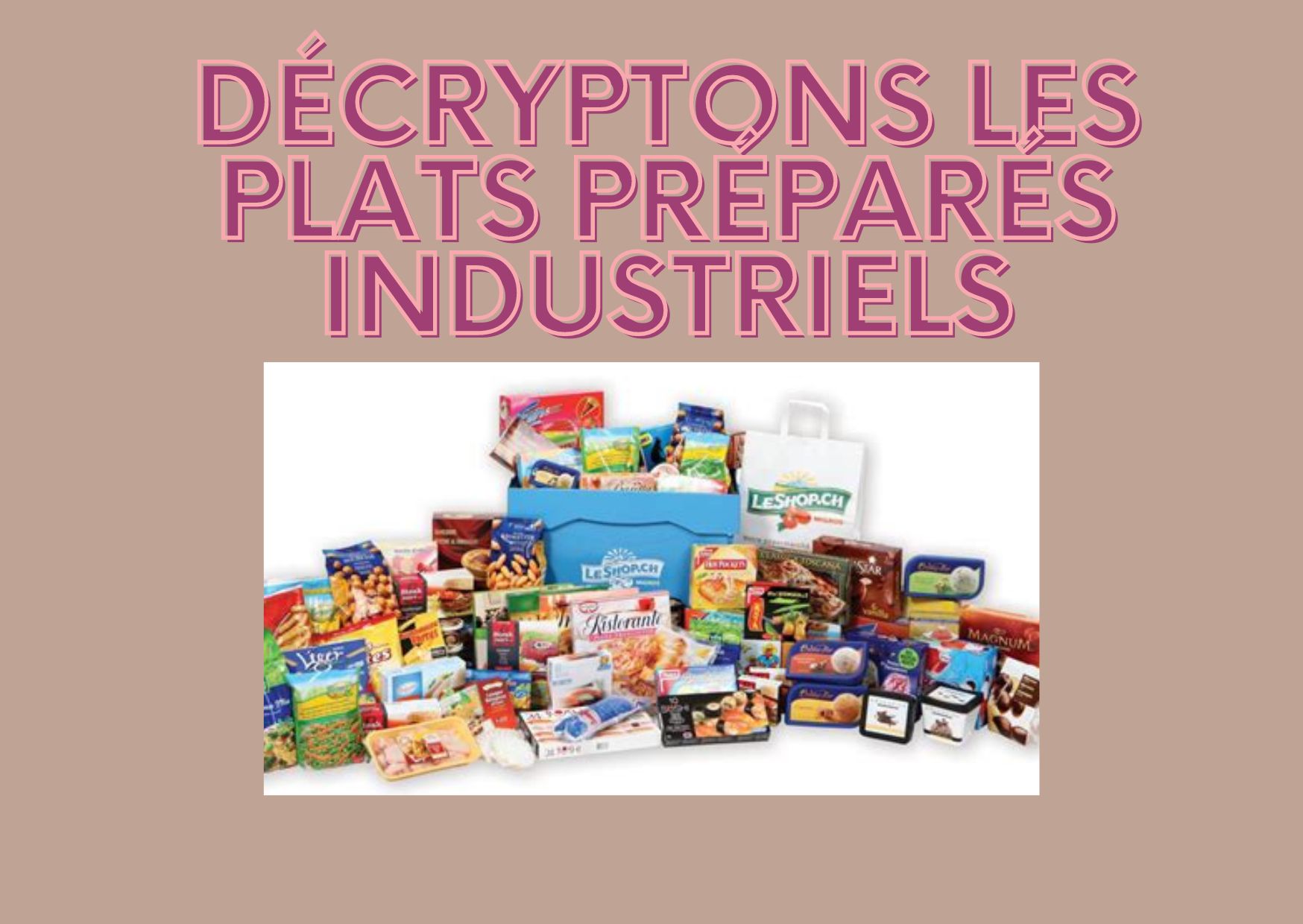 Décryptons les plats préparés industriels