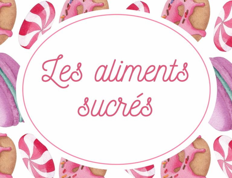 Les aliments sucrés.