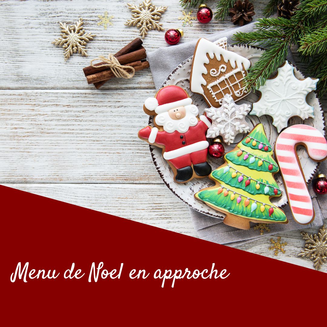 Retrouver notre menu de Noël servi aux menus services