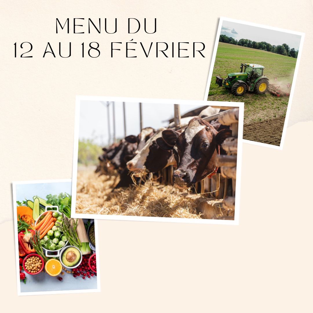 Le salon de l'agriculture est mis en avant cette semaine aux menus services.