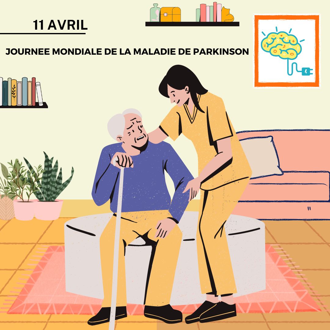 le 11 avril, nous célébrons la Journée Mondiale de la maladie de Parkinson