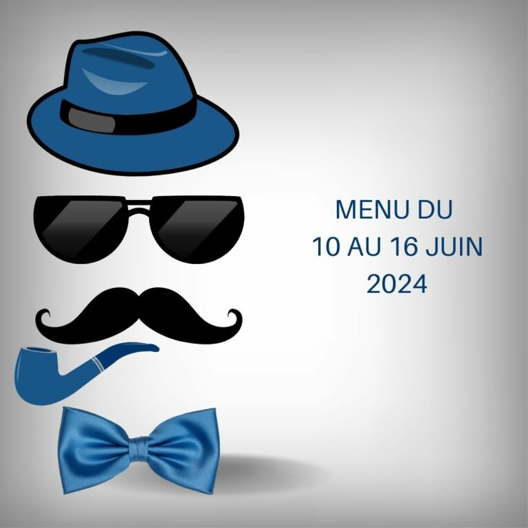 Repas savoureux du 10 au 16 juin 2024.